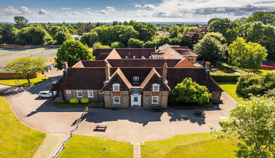Leighton park birds-eye view